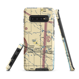 Holzman Airstrip (NA89) VFR Sectional Samsung Phone Case