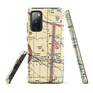 Holzman Airstrip (NA89) VFR Sectional Samsung Phone Case