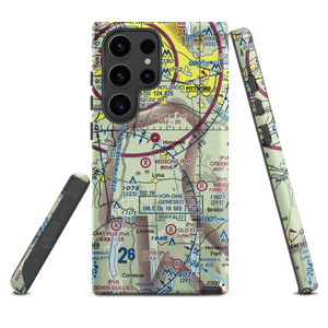 Honeoye Falls Airport (D70) VFR Sectional Samsung Phone Case