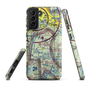 Honeoye Falls Airport (D70) VFR Sectional Samsung Phone Case