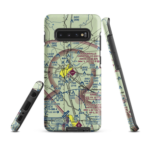 Hopkinsville Christian County Airport (HVC) VFR Sectional Samsung Phone Case