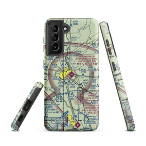 Hopkinsville Christian County Airport (HVC) VFR Sectional Samsung Phone Case