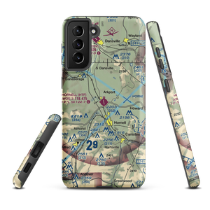 Hornell Municipal Airport (HTF) VFR Sectional Samsung Phone Case