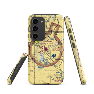 Hot Springs Municipal Airport (HSR) VFR Sectional Samsung Phone Case