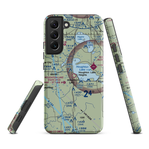 Houghton Lake State Airport (5Y2) VFR Sectional Samsung Phone Case