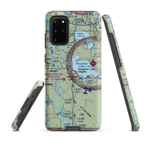Houghton Lake State Airport (5Y2) VFR Sectional Samsung Phone Case