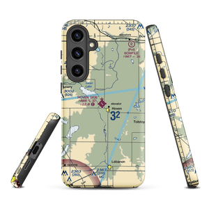 Hoven Municipal Airport (9F8) VFR Sectional Samsung Phone Case