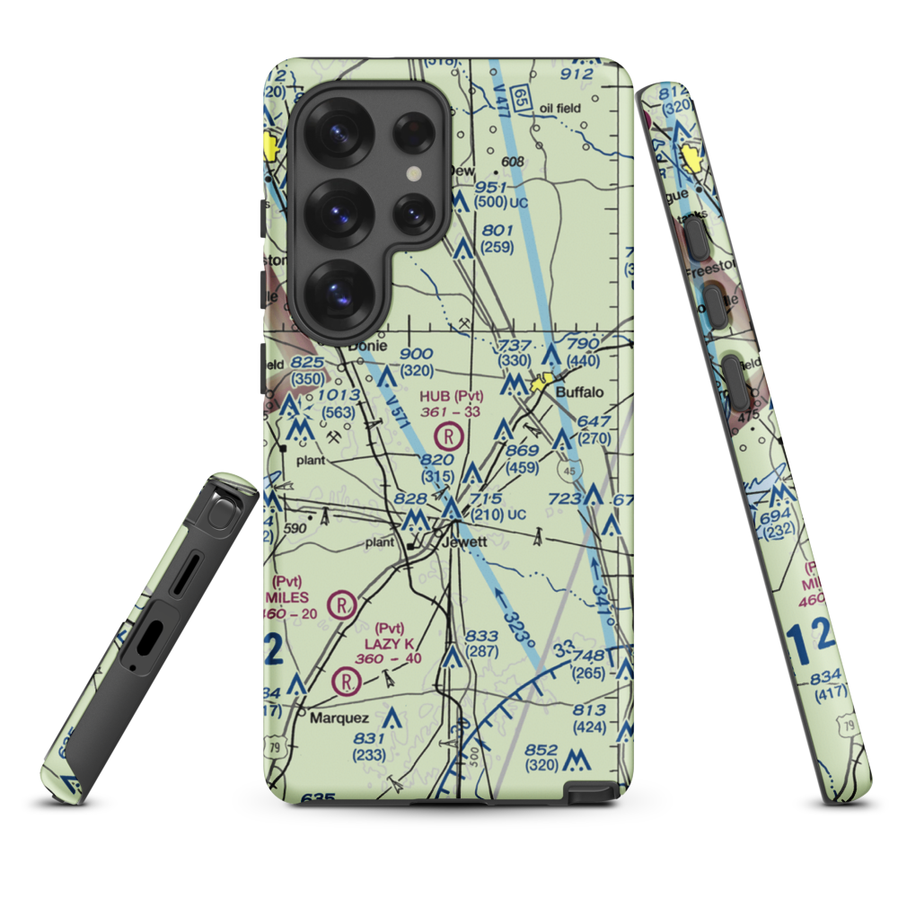Hub Field (8TX0) VFR Sectional Samsung Phone Case Samsung Galaxy S25 Ultra model shown