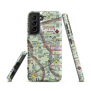 Huffman Farm Airport (4OH8) VFR Sectional Samsung Phone Case