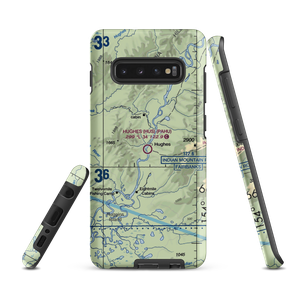 Hughes Airport (HUS) VFR Sectional Samsung Phone Case