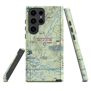 Hughes Airport (HUS) VFR Sectional Samsung Phone Case