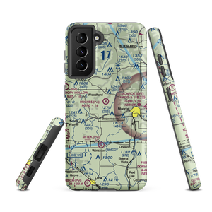 Hughes Airport (WS96) VFR Sectional Samsung Phone Case