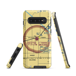 Hugoton Municipal Airport (HQG) VFR Sectional Samsung Phone Case