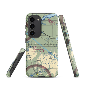 Humann Private Airstrip (ND85) VFR Sectional Samsung Phone Case