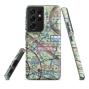 Hunt Airport (0VA3) VFR Sectional Samsung Phone Case