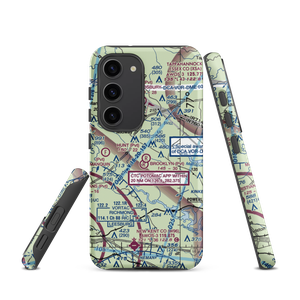 Hunt Airport (0VA3) VFR Sectional Samsung Phone Case