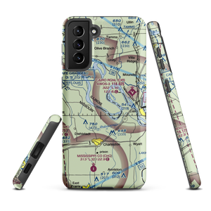 Hunter Raffety Elevators Inc Airport (92IL) VFR Sectional Samsung Phone Case