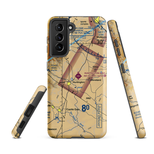 Huntington Municipal Airport (69V) VFR Sectional Samsung Phone Case