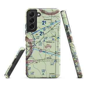 Hunziker Airport (2MO6) VFR Sectional Samsung Phone Case