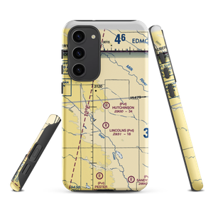 Hutchinson Airport (26MT) VFR Sectional Samsung Phone Case