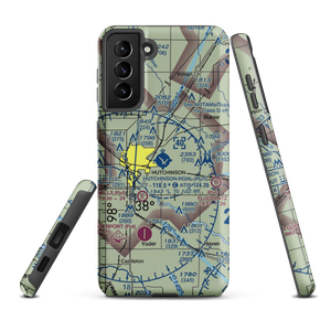 Hutchinson Municipal Airport (HUT) VFR Sectional Samsung Phone Case