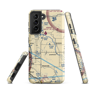 Hyde Ranch Airport (03NE) VFR Sectional Samsung Phone Case