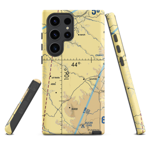 Iberlin Ranch Nr 1 Airport (WY22) VFR Sectional Samsung Phone Case