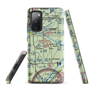 Illinois Valley Parachute Club Airport (81IL) VFR Sectional Samsung Phone Case