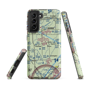 Illinois Valley Parachute Club Airport (81IL) VFR Sectional Samsung Phone Case