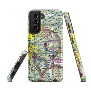 Indianapolis Regional Airport (MQJ) VFR Sectional Samsung Phone Case