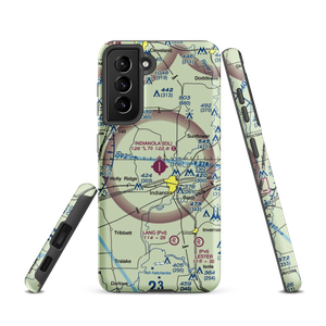 Indianola Municipal Airport (IDL) VFR Sectional Samsung Phone Case
