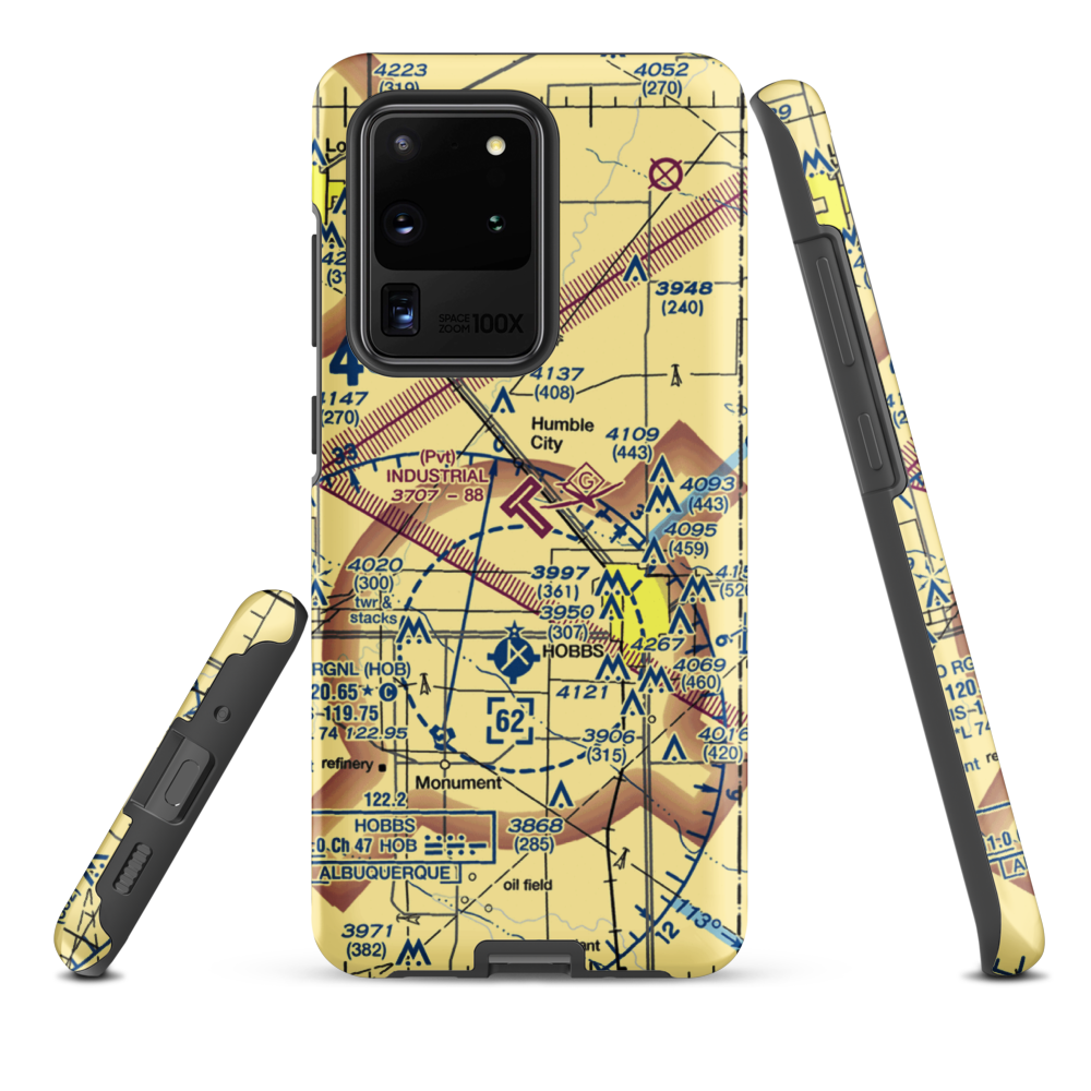 Industrial Airpark (NM83) VFR Sectional Samsung Phone Case Samsung Galaxy S20 Ultra model shown