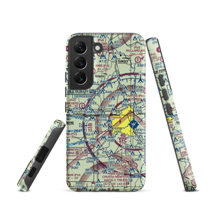 Industrial Helicopters Inc. Airport (10LA) VFR Sectional Samsung Phone Case