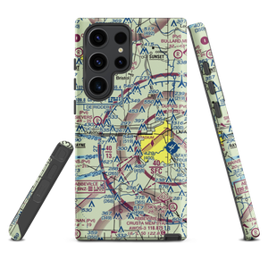 Industrial Helicopters Inc. Airport (10LA) VFR Sectional Samsung Phone Case