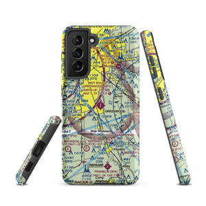 Indy South Greenwood Airport (HFY) VFR Sectional Samsung Phone Case