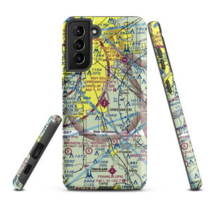 Indy South Greenwood Airport (HFY) VFR Sectional Samsung Phone Case