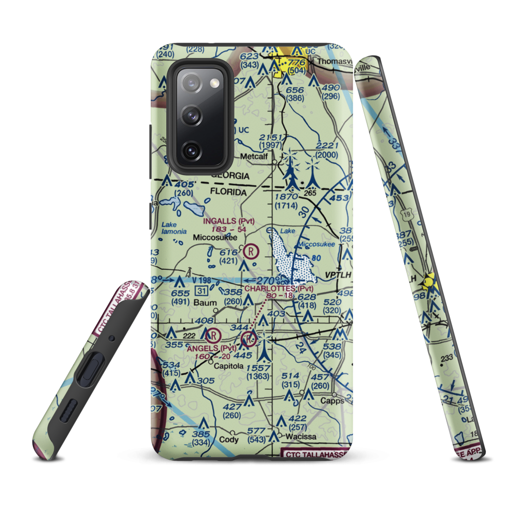 Ingalls Field (FL12) VFR Sectional Samsung Phone Case Samsung Galaxy S20 FE model shown
