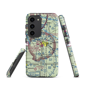 Iowa City Municipal Airport (IOW) VFR Sectional Samsung Phone Case