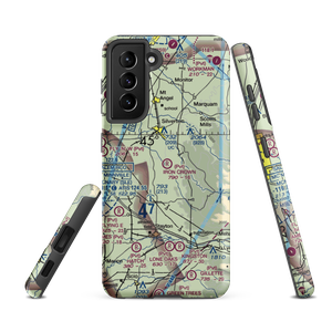 Iron Crown Airport (22OR) VFR Sectional Samsung Phone Case