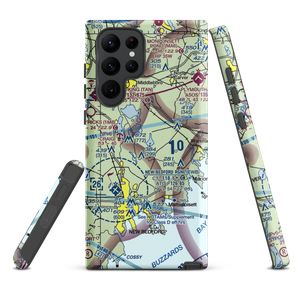 Island Air Service Seaplane Base (MA65) VFR Sectional Samsung Phone Case