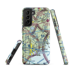 Island Air Service Seaplane Base (MA65) VFR Sectional Samsung Phone Case