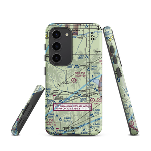 Ives Airport (OK96) VFR Sectional Samsung Phone Case