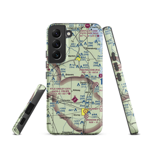 J & C Antique Airfield (4KY0) VFR Sectional Samsung Phone Case