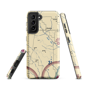 J B Airport (MT90) VFR Sectional Samsung Phone Case