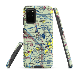 J Maddock Airport (IL38) VFR Sectional Samsung Phone Case