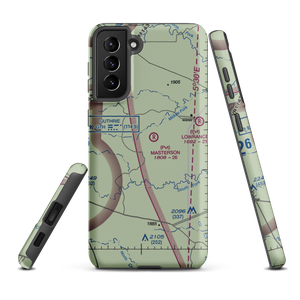 J Y Ranch-R B Masterson Iii Estate Airport (1TX2) VFR Sectional Samsung Phone Case