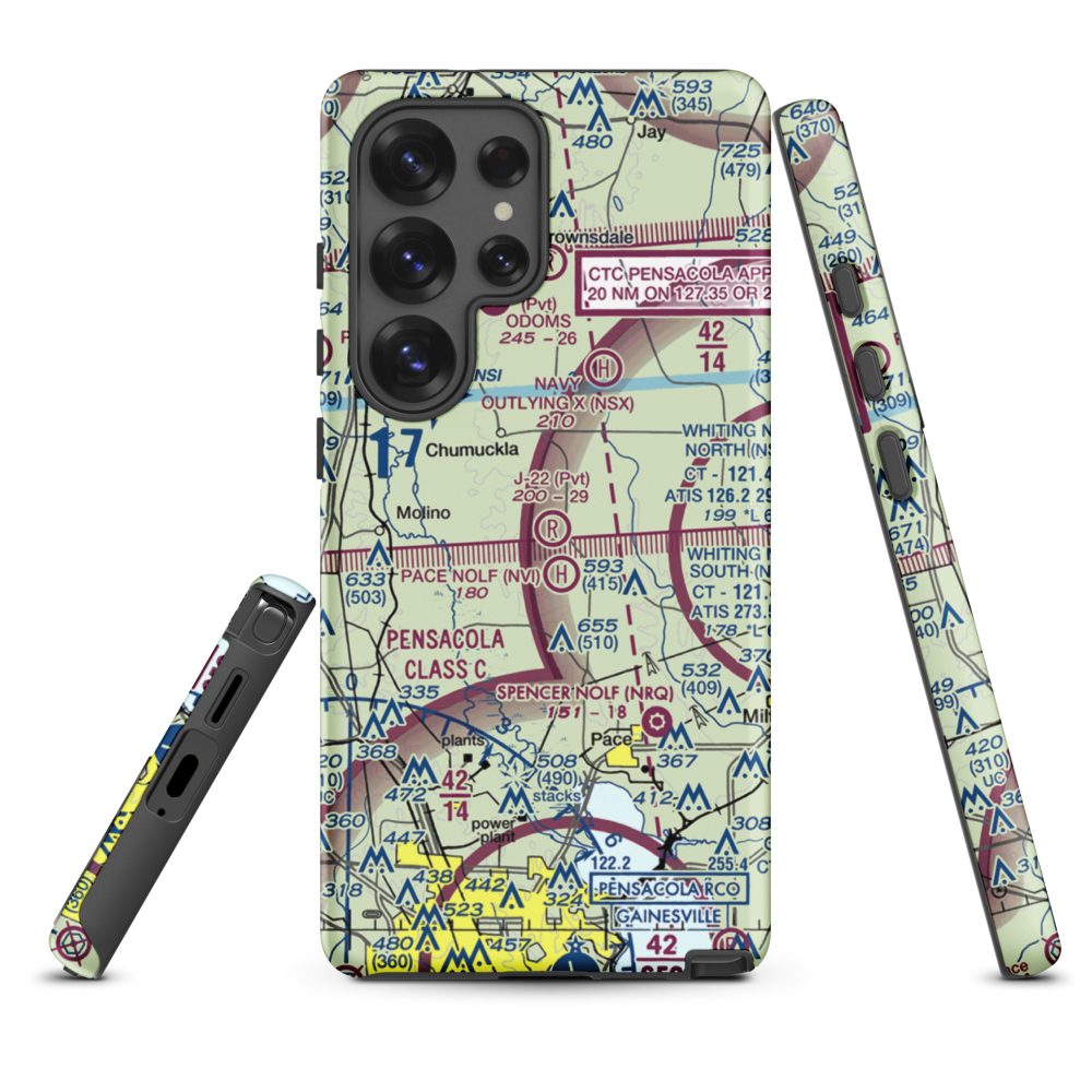J-22 Ranch Airport (16FL) VFR Sectional Samsung Phone Case Samsung Galaxy S25 Ultra model shown
