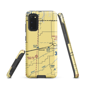 Jack Poore Airport (5KS8) VFR Sectional Samsung Phone Case