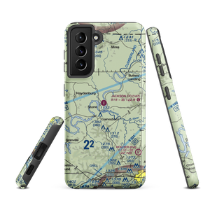 Jackson County Airport (1A7) VFR Sectional Samsung Phone Case