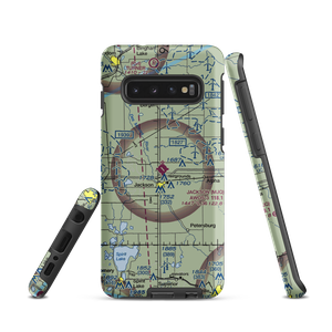 Jackson Municipal Airport (MJQ) VFR Sectional Samsung Phone Case